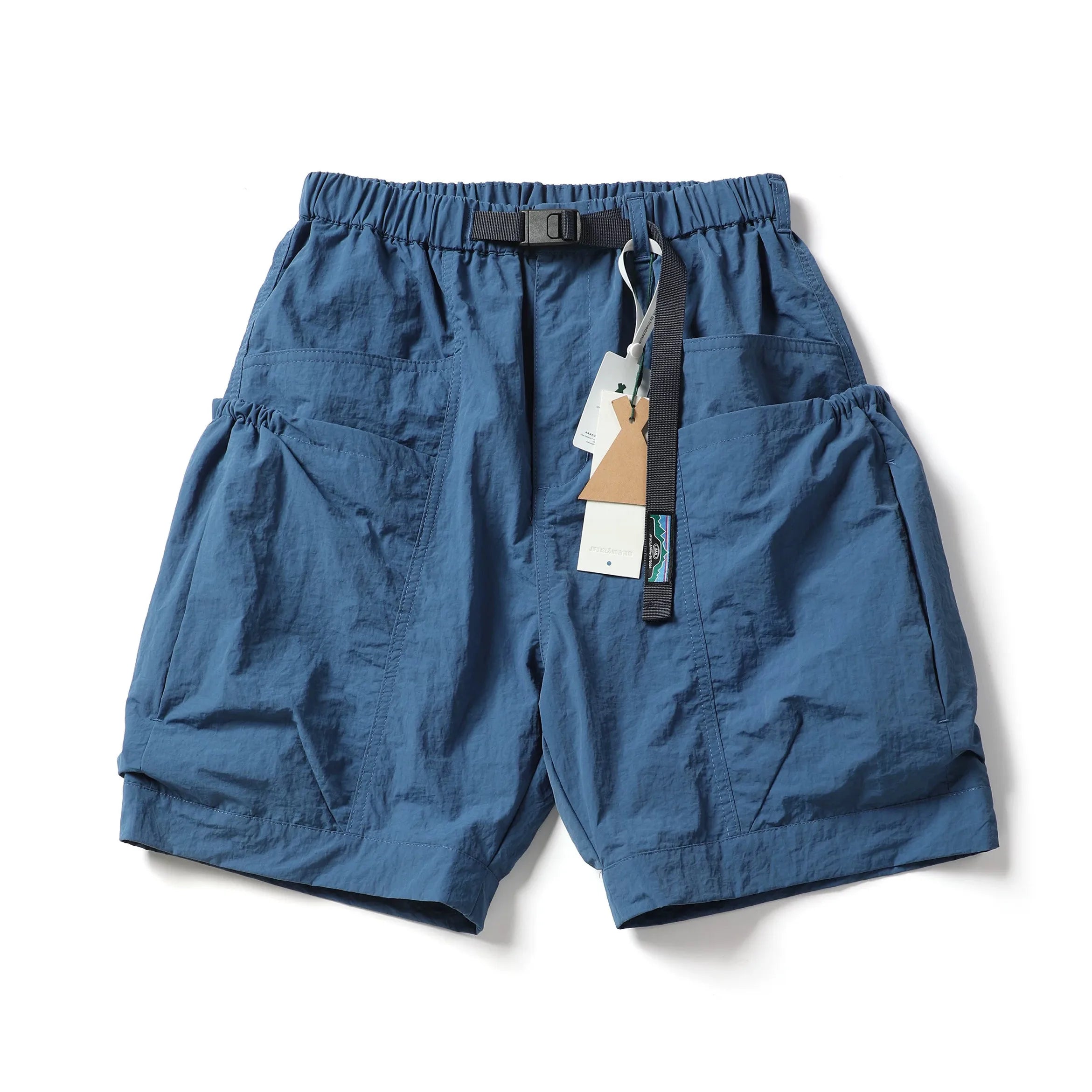 KAPITAL VINTAGE Japanese Retro Large Pocket Bag Short Multi Pocket Men's and Women's Loose Straight Tube Shorts