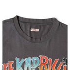 25SS KAPITAL Hirata and Hongri Casual Piano Print Tops Washed Round Neck Short Sleeved T-shirt