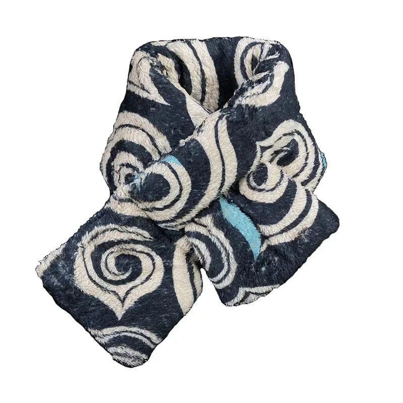 KAPITAL Hirata Kazuhiro's New Japanese Plush Thick Scarf Retro Trendy Versatile Couple Cotton Scarf