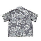 KAPITAL Hirata Kazuhiro Unisex Japanese Retro Casual Loose Letter Flower Print Short-Sleeve Shirt for Men and Women