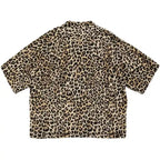 21SS KAPITAL Kazuhiro Hirata Unisex Leopard Print Japanese Hawaiian Casual Short Sleeved Shirt for Women and Men