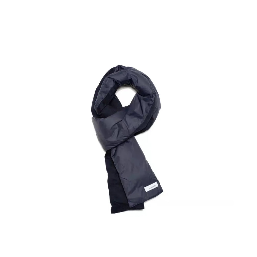 Japanese Autumn and Winter Men's and Women's Optoelectronic Functional Windproof Splicing Warm Double-sided Down Scarf