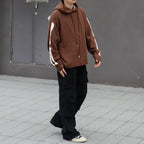24AW KAPITAL Hirata and Hongri Hoodies  Casual Two-color Bone Embroidered Wool Hooded Knitted Sweatshirts