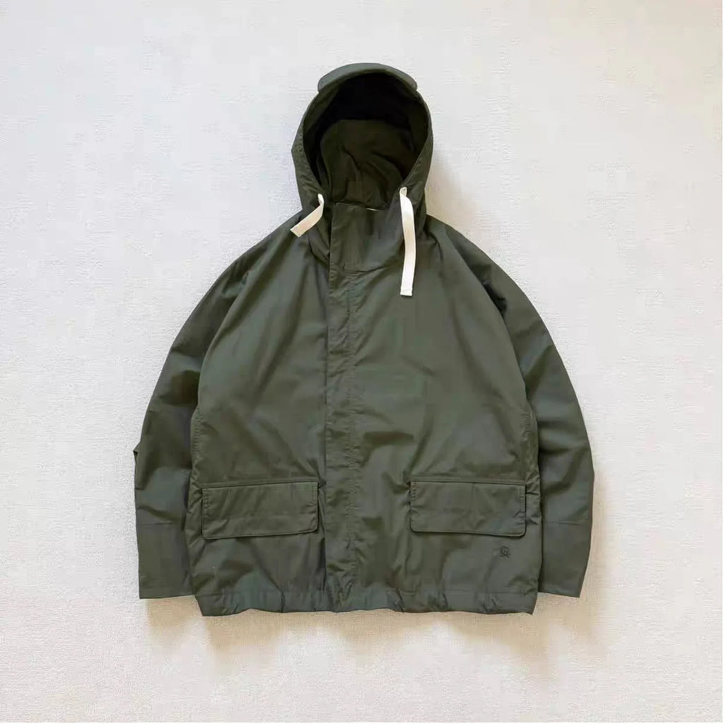 Nanamica Japanese Outdoor Windproof Waterproof Loose Casual Hooded Jacket Submachine Coat