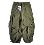 Japanese Outdoor Quick Drying Wide Leg Pants with Loose Straight Leg and Hanging Silhouette Leg Binding Pants