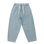 Japanese Retro Washed Distressed Tapered Jeans Men's and Women's Loose Harem Pants Lantern Flared Pants