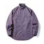 25SS Japanese Classic Pure Cotton Washed Multi Pocket Workwear Long Sleeved Men's Cityboy Loose Shirt