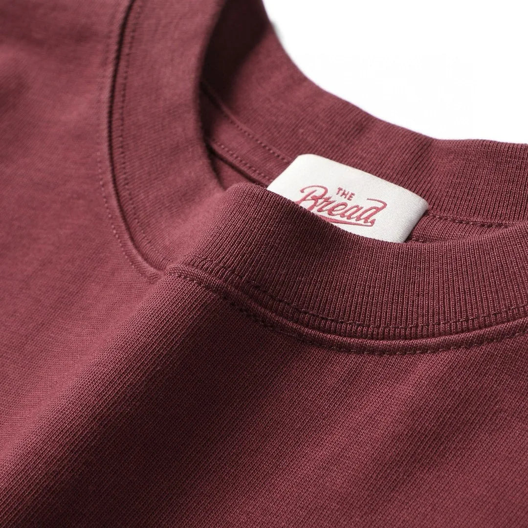 Vintage Long Sleeved T-shirt Men's and Women's Round Neck Base Shirt Autumn Loose Casual Retro Shoulder Down