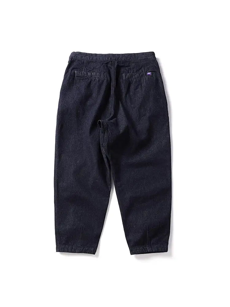 Japanese Trend Cityboy Jeans Retro Washed Workwear Pants Men's Loose Slightly Tapered Pants