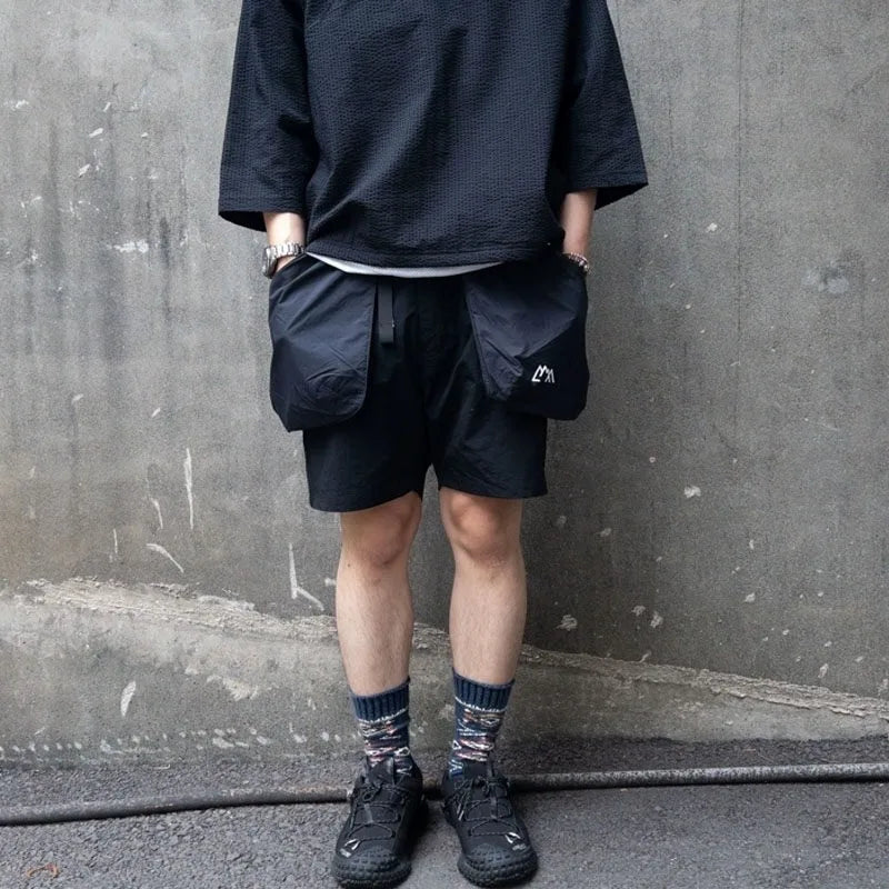 COMFY Japanese Outdoor Loose Layered Pentagram Pants CMF24SS Large Pocket Functional Men Shorts