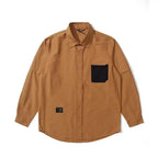 Japanese Retro Detachable Multifunctional Outdoor Three in One Windproof and Waterproof  Long Sleeved Shirt Men's Jacket
