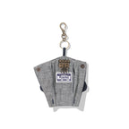 24AW KAPITAL Hirata and Hongri Leisure Cowboy Washed Embroidered Painted Letter Keychain