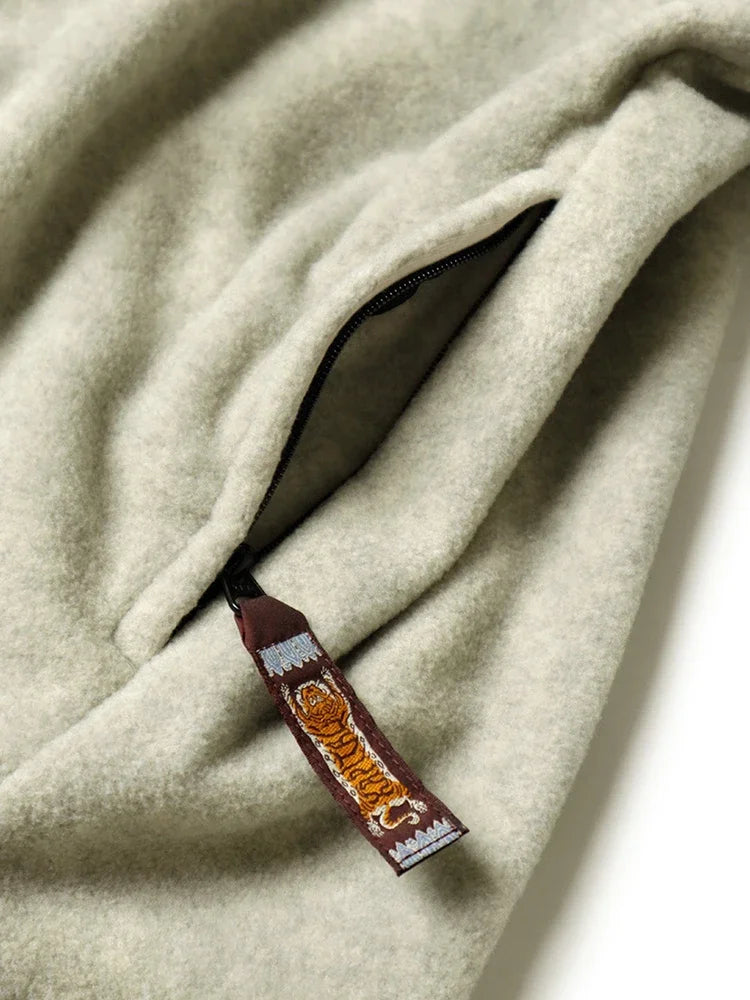 New Arrival Kapital Hirata Hiroshi High Quality Fleece Loose Round Neck Pullover for Men Sweatshirts