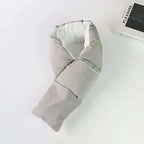 Japanese Autumn and Winter Men's and Women's  Scarves Thickened and Warm Fashionable Scarf Women's Cross Neck Cover