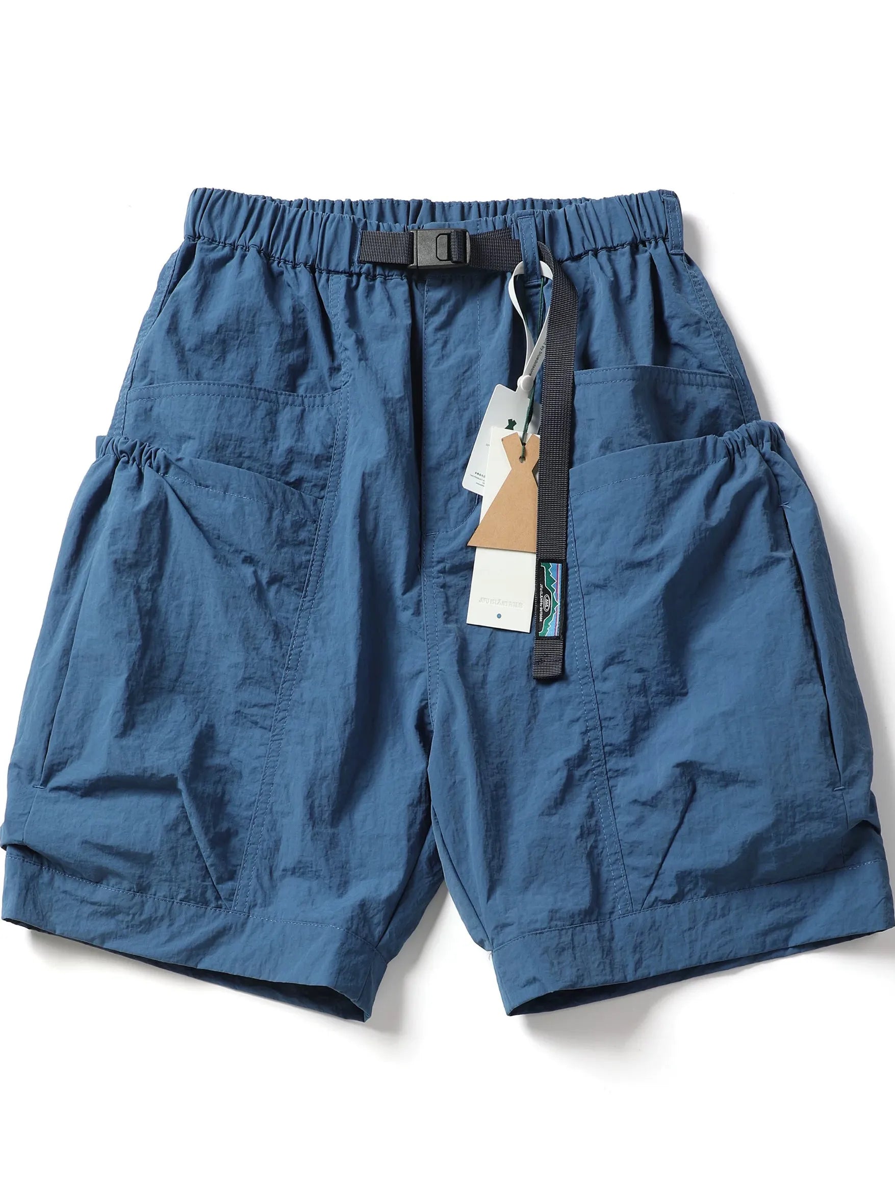 KAPITAL VINTAGE Japanese Retro Large Pocket Bag Short Multi Pocket Men's and Women's Loose Straight Tube Shorts