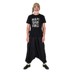 19SS Kapital Pleated Elastic Waist Cotton Low-fashion Men's and Women's Loose Casual Wide Leg Pants New Arrival