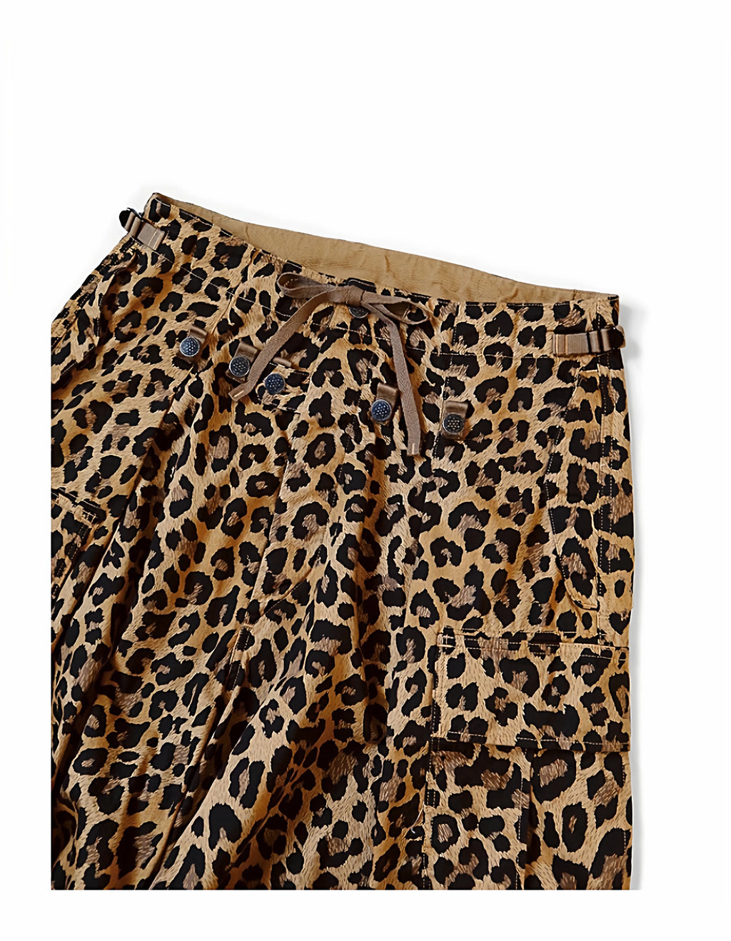 25AW KAPITAL Hirata and Hongri Retro Casual Leopard Print Work Casual Pants for Men New Arrival
