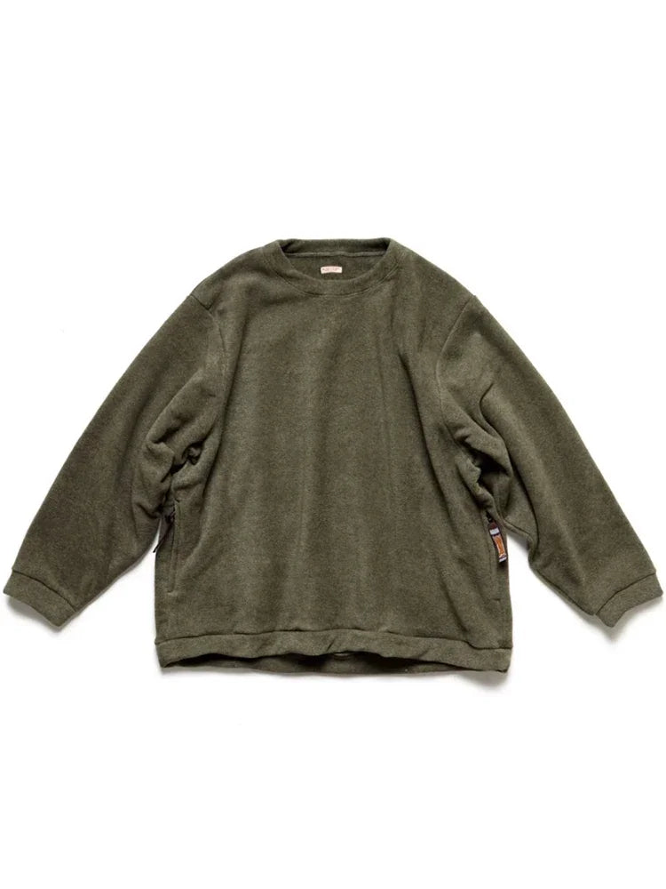 New Arrival Kapital Hirata Hiroshi High Quality Fleece Loose Round Neck Pullover for Men Sweatshirts