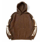 24AW KAPITAL Hirata and Hongri Hoodies  Casual Two-color Bone Embroidered Wool Hooded Knitted Sweatshirts