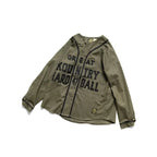 23SS KAPITAL Hirata Hiroshi Japanese Wool Blend Custom Woven Striped Letter Shirt Jacket Men New