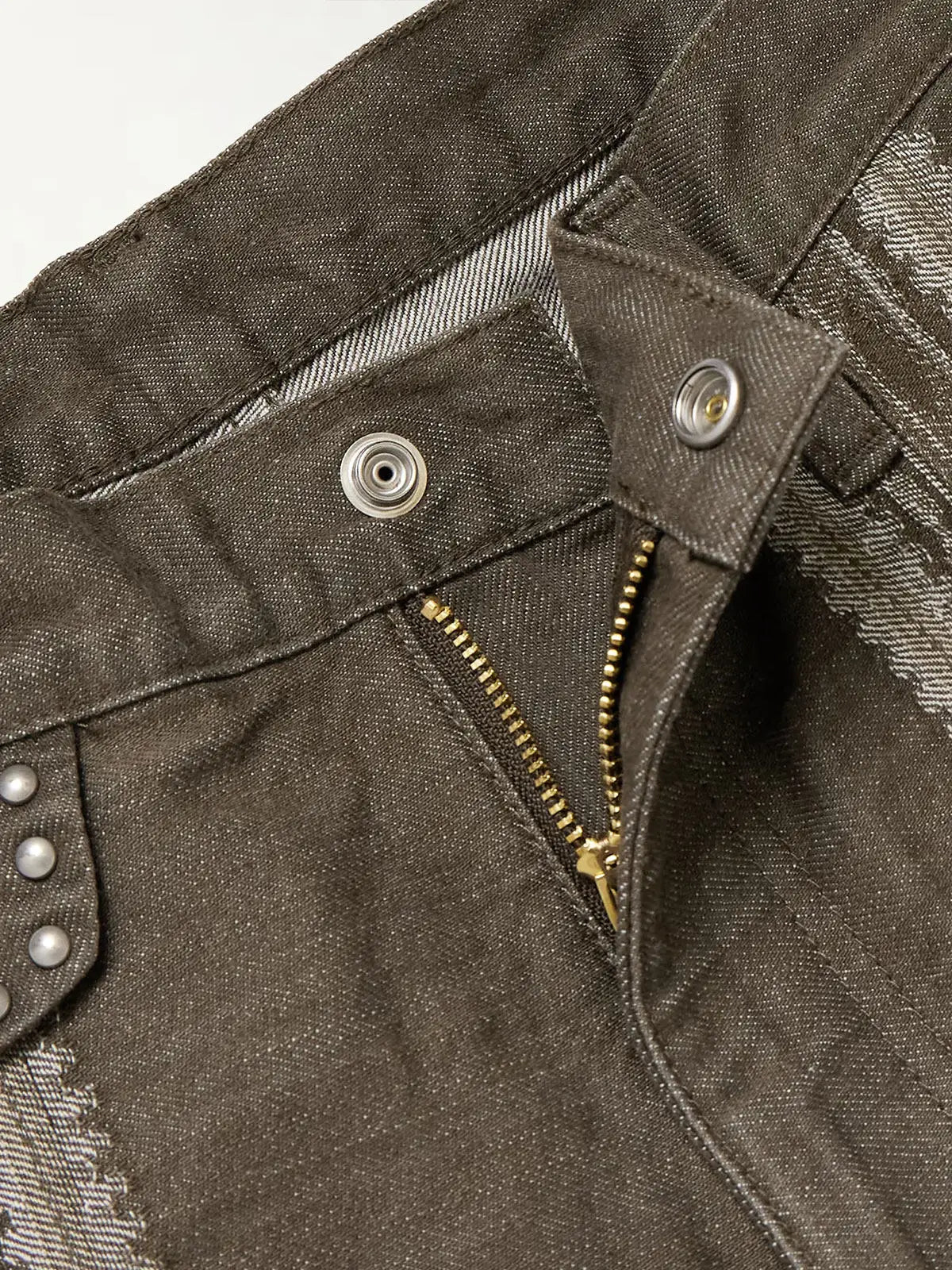 Kapital Hirata Kazuhiro Japan Style 25ss Vertical Stripe Patchwork Retro Casual Loose Pants for Men