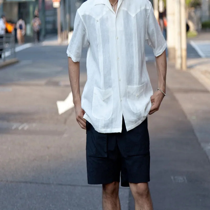 COMFY Waterproof Large Pocket Functional Casual Shorts Loose 24SSCMF Popular Five Quarter Pants Men Trend