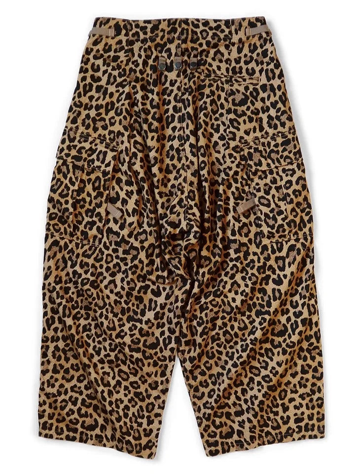 25AW KAPITAL Hirata and Hongri Retro Casual Leopard Print Work Casual Pants for Men New Arrival