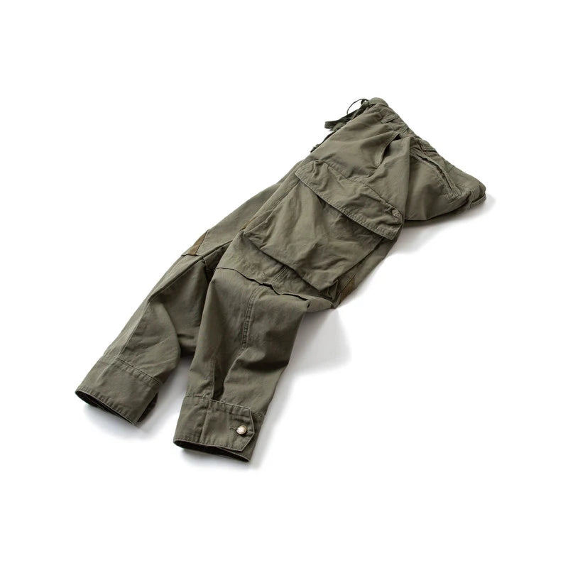 Japanese Men's Wide Mouth Bag Ankle Pants Loose Casual Pants New Arrival