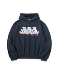 25AW KAPITAL Hirata Kazuhiro Japanese Casual Cotton Fun Print Loose Hoodie for Men Navy Pullover