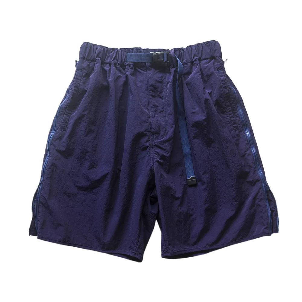 Japanese Outdoor Multi Pocket Workwear Shorts Summer Loose Lightweight Quick Drying Nylon Functional Casual Pants