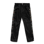 Japan Style Kapital Corduroy Side Gemstone Inlaid Casual Pants Straight Leg Denim Jeans for Men New Arrival