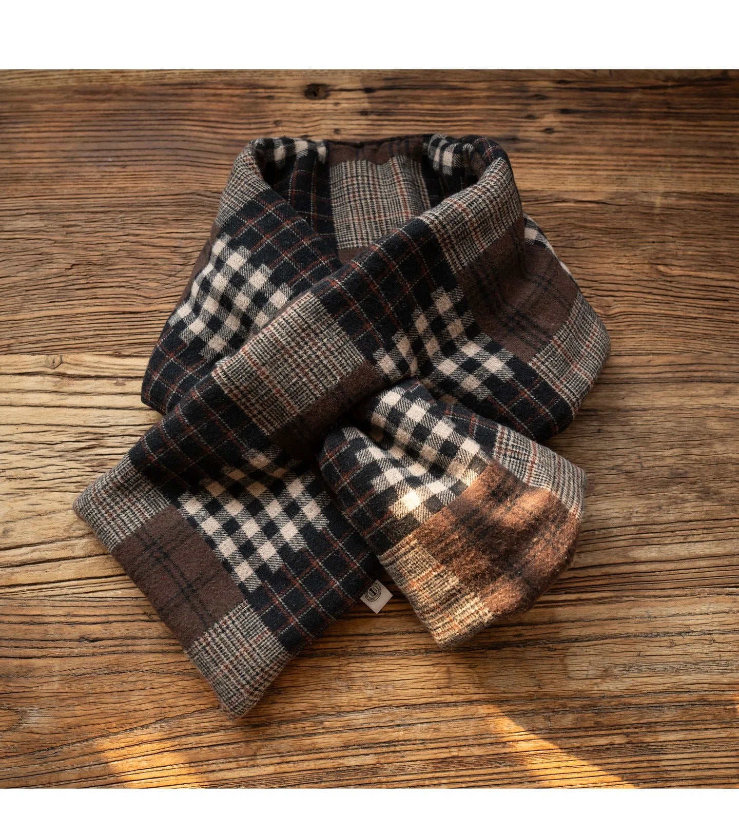 Japanese Retro Style Scarf for Men and Women Winter Warmth Thick Rectangular Scarves
