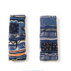 Japanese Retro Men's Women's Styles Vintage Knitted Yarn Texture Inner Lining Warm Scarf and Neck