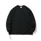 Vintage Long Sleeved T-shirt Men's and Women's Round Neck Base Shirt Autumn Loose Casual Retro Shoulder Down