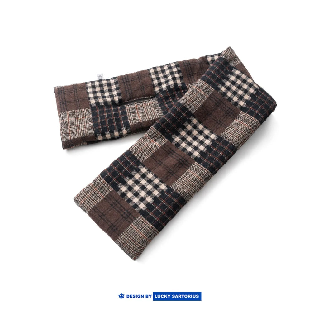 Japanese Retro Style Scarf for Men and Women Winter Warmth Thick Rectangular Scarves