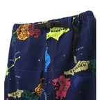 GO SLOW CARAVAN Japanese Trendy Brand Printed Wide Matsuyama Functional Belt Pants