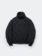 Japan Style DW PIER39 23AW Solid Color Retro High Neck Loose Pullover Sweatshirts for Men