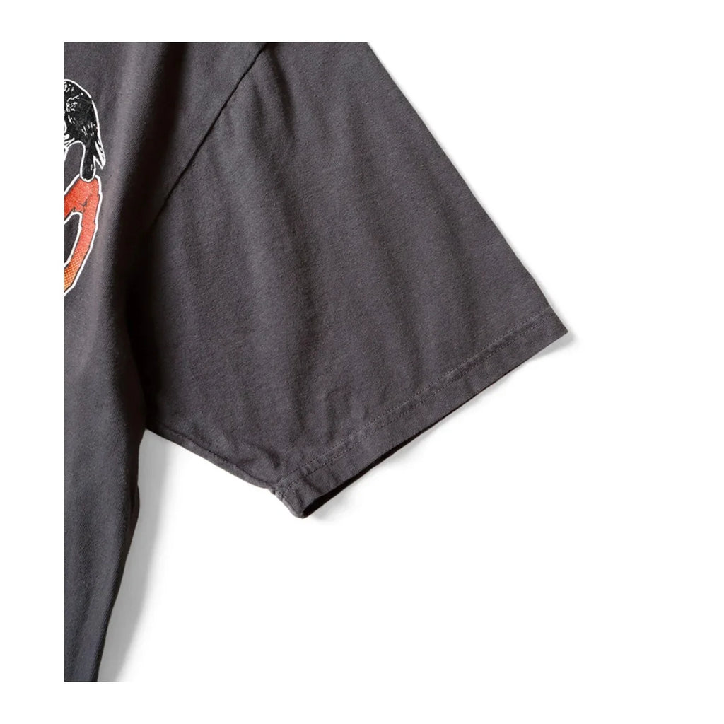 25SS KAPITAL Hirata and Hongri Casual Piano Print Tops Washed Round Neck Short Sleeved T-shirt