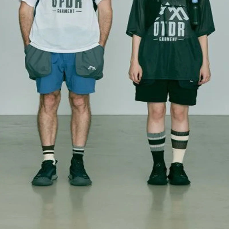 COMFY Japanese Outdoor Loose Layered Pentagram Pants CMF24SS Large Pocket Functional Men Shorts