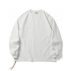 Vintage Long Sleeved T-shirt Men's and Women's Round Neck Base Shirt Autumn Loose Casual Retro Shoulder Down
