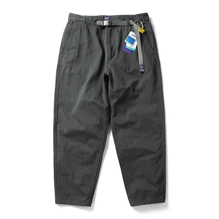 Japanese Trend Cityboy Jeans Retro Washed Workwear Pants Men's Loose Slightly Tapered Pants