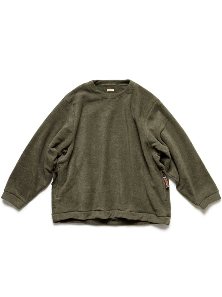 New Arrival Kapital Hirata Hiroshi High Quality Fleece Loose Round Neck Pullover for Men Sweatshirts