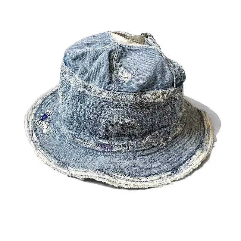 Kapital Corroded Warm Fisherman Caps Denim Retro Sun Hat New Arrival