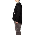 22AW Japanese MMY Casual Men Irregular Splicing Patchwork Plaid Loose Jacket Shirt Loose Distressed Jacket