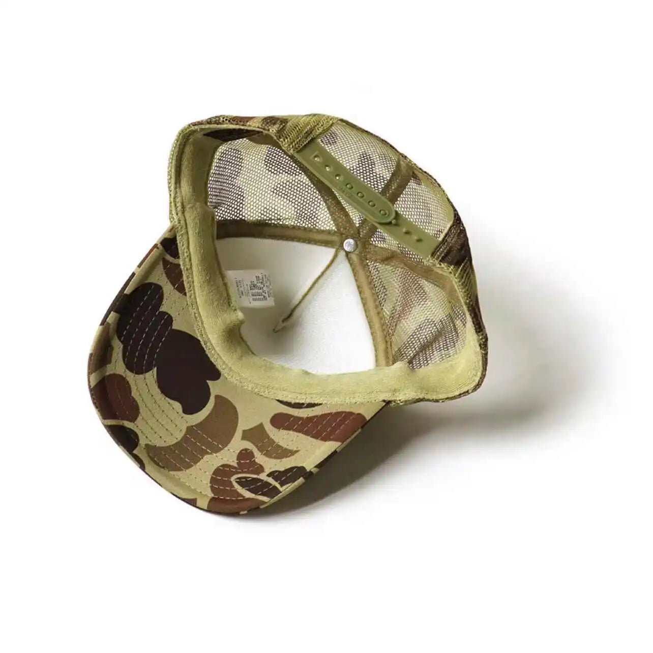 New Japan 22AW KAPITAL Hirata Kazuhiro Camo Foam Printed Mesh Breathable Splicing Baseball Hat for Men and Women Caps