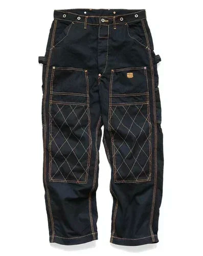 23SS KAPITAL Hirata and Hongri Casual Loose Fitting Trendy Dual Color Gold Thread Logging Denim Pants New Arrival