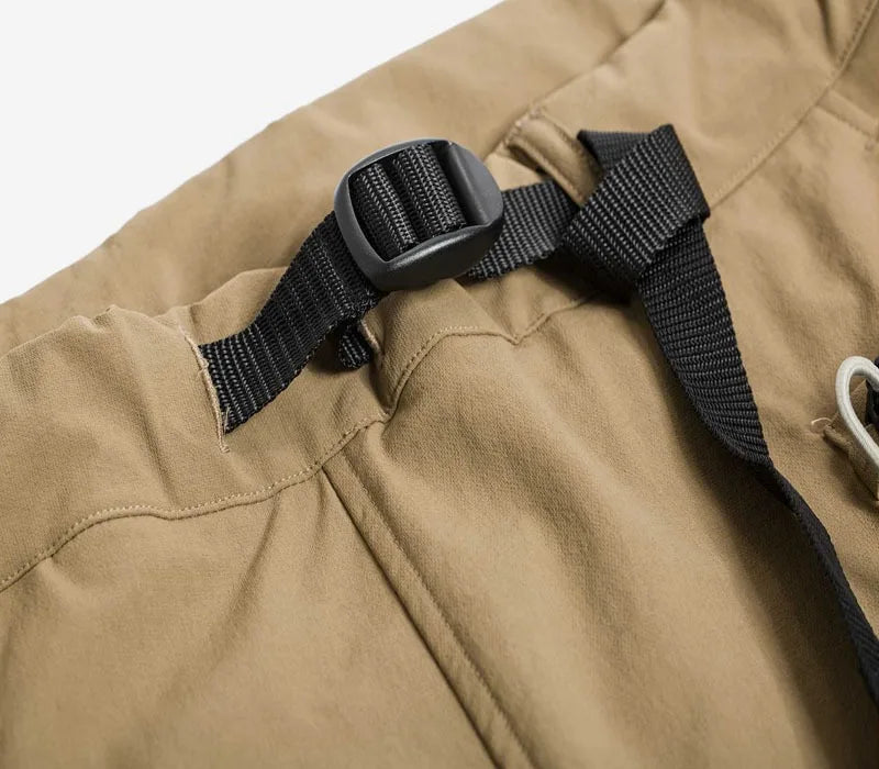 CMF Outdoor Functional Waterproof  Shorts with Large Pockets Five Quarter Pants Loose and Breathable Casual Pants