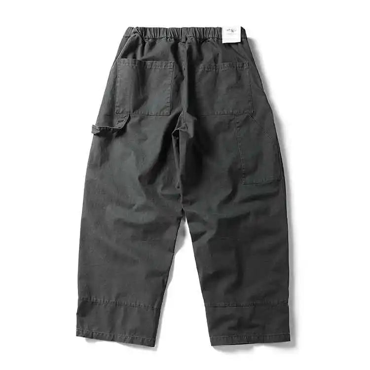 Japanese Vintage Retro Wide Leg Jeans Men Trendy Brand Loose and Versatile Couple Pants